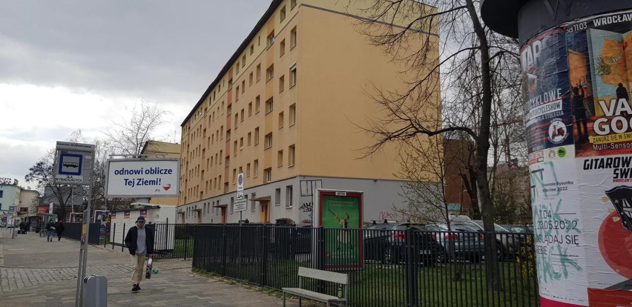 Mieszkanie Jednopokojowe, Ul Dworcowa, Centrum, Parking Gratis!!! Wroclaw Bagian luar foto
